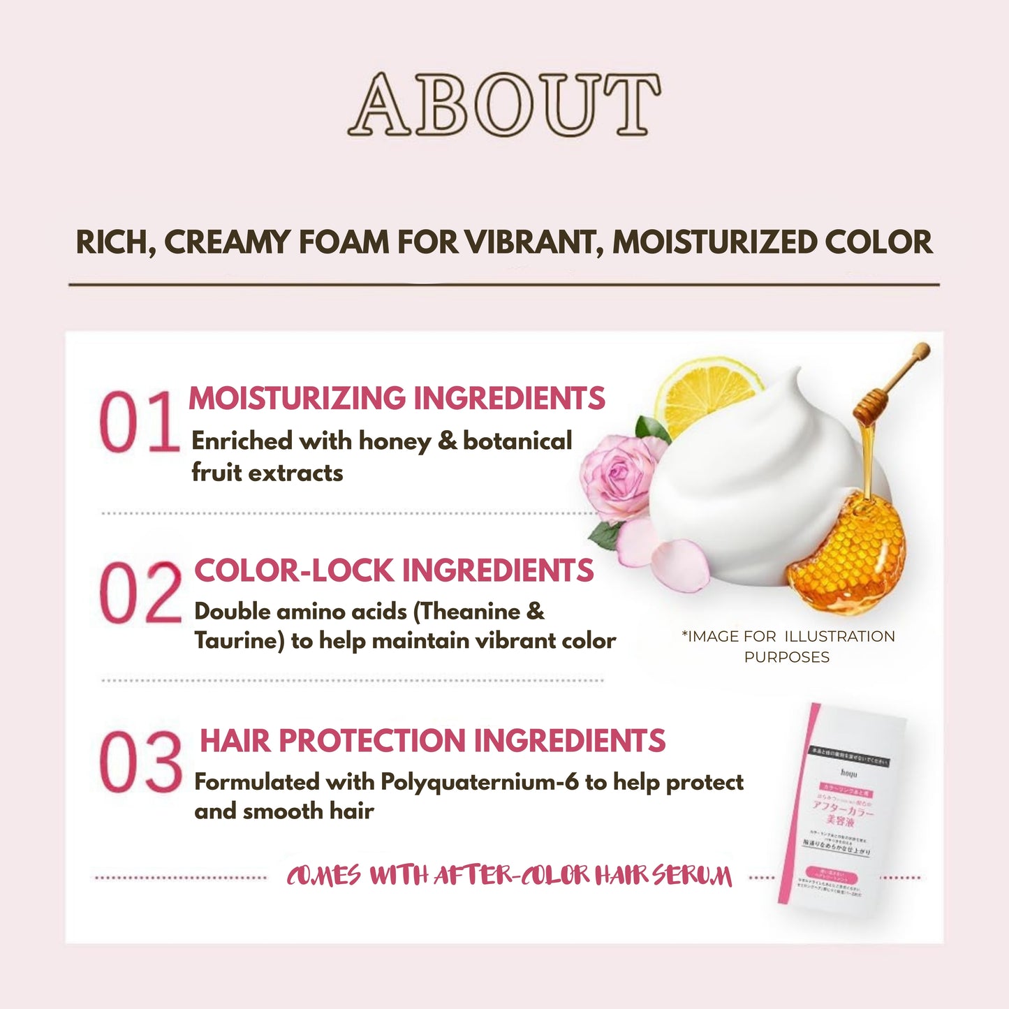 Hoyu Beautylabo Whip Foam Hair Color Kit – Sweet Brown Japanese Hair Dye Made in Japan
