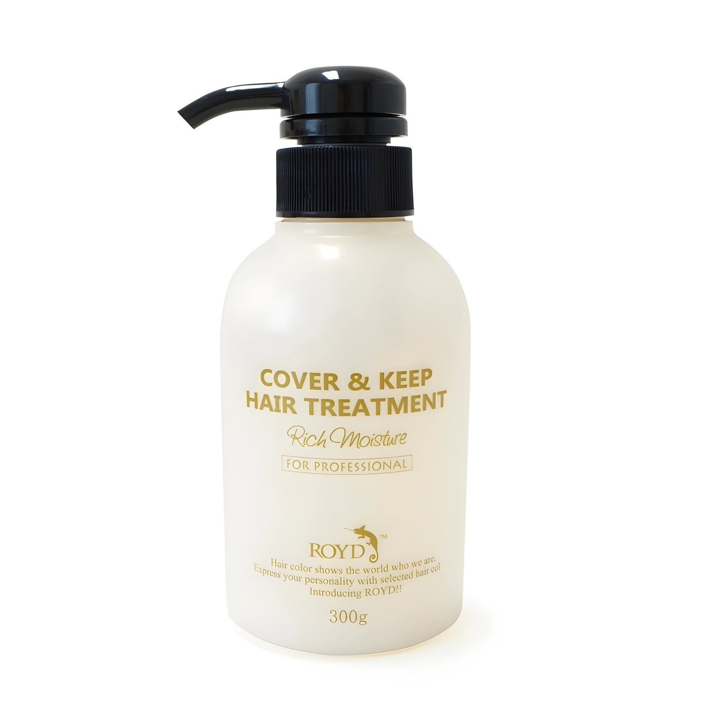 ROYD Cover & Keep Hair Treatment 10.58 oz (300 g) – Deep Conditioner for Color-Treated Hair, Protects Color & Restores Smoothness Made In Japan