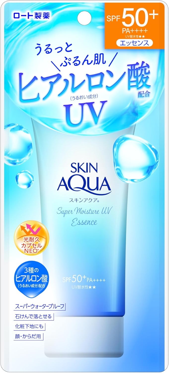 Skin Aqua Super Moisture UV Essence, 2.8oz (80g) - SPF50+/PA++++