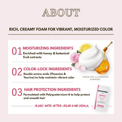Hoyu Beautylabo Whip Foam Hair Color Kit – Sweet Brown Japanese Hair Dye Made in Japan
