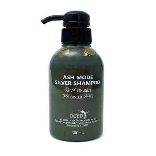 ROYD Color-Depositing Silver Shampoo 10.1 fl oz (300 mL) – Neutralizes Yellow Tones & Maintains Cool Ash Shades Japanese Hair Color Shampoo Made In Japan