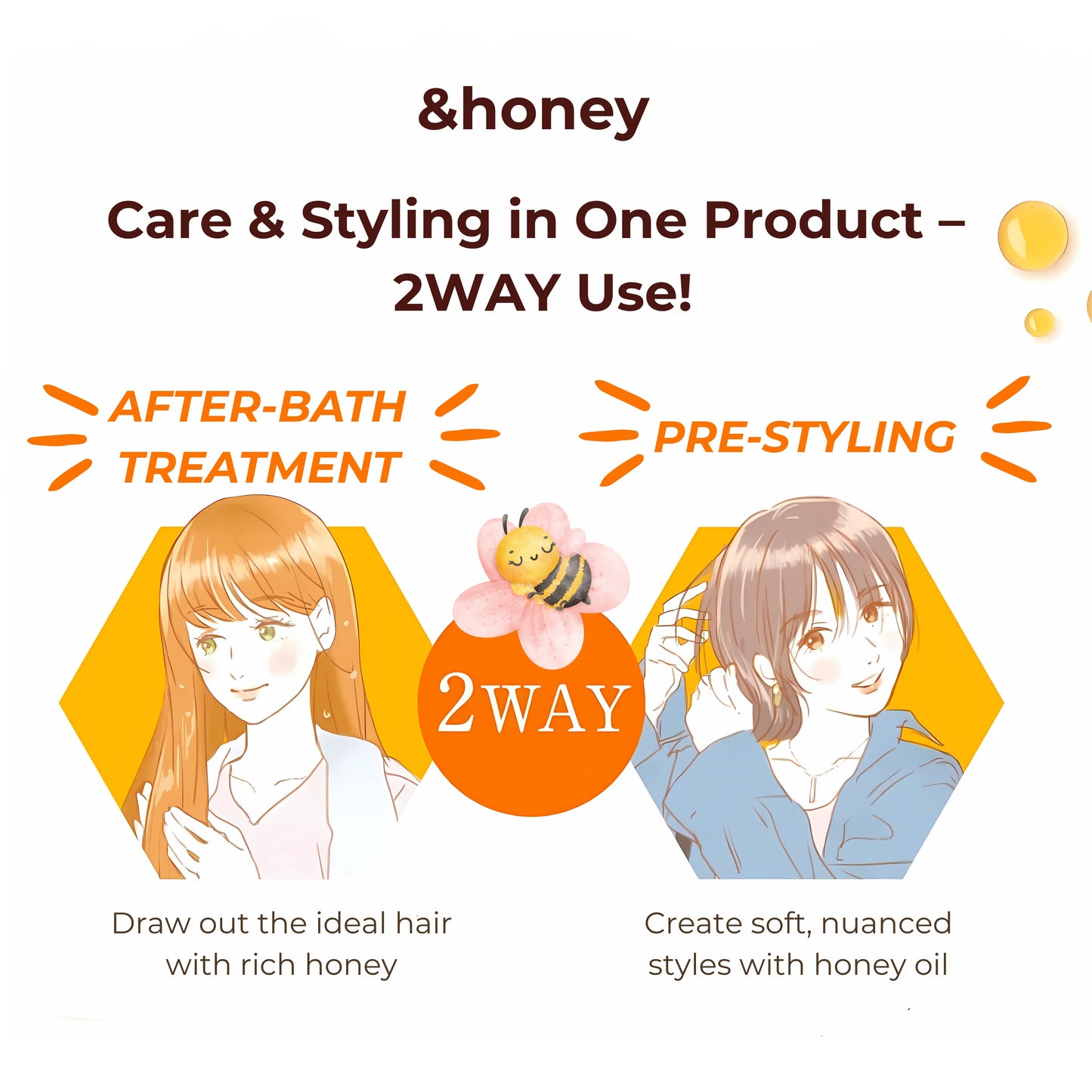&honey Deep Moist Oil Step 3.0 - 3.4oz (100ml)