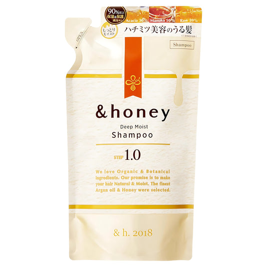 &honey Deep Moist Hair Shampoo Refill Step 1.0-  12.3 fl oz (350g)