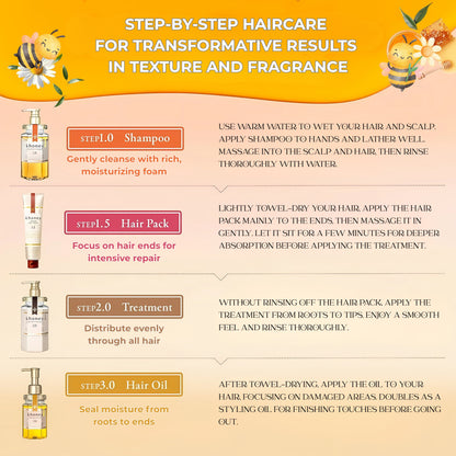 &honey EX Deep Moist Oil Step 3.0 - 3.4 fl oz (100 ml)